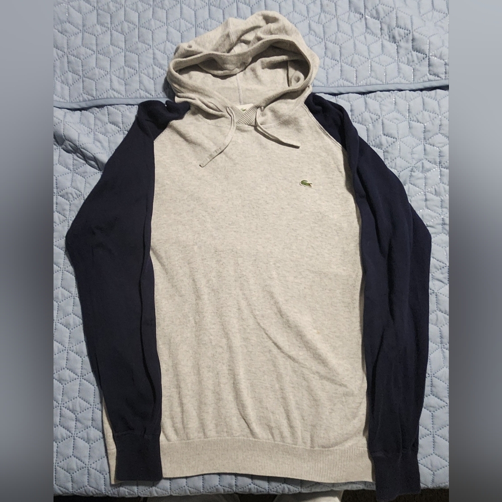 Lacoste sweater hoodie, size 7